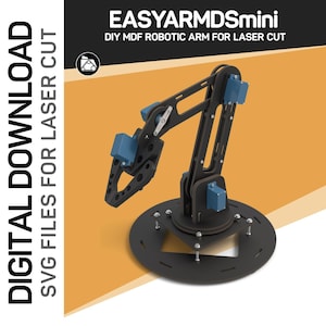 MDF Robotic Arm- PDF Templates for Laser Cutting
