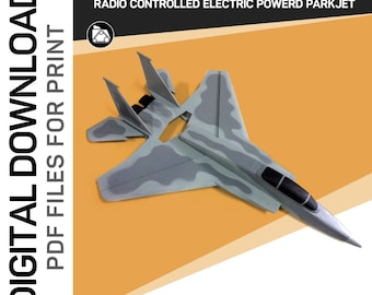 PDF Download to build "F-15 Eagle" Radio Controlled electric powerd Parkjet