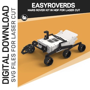 Kit Mars Rover en MDF - Modèles PDF pour la découpe laser