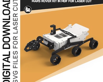 Mars Rover Kit in MDF - PDF Templates for Laser Cutting