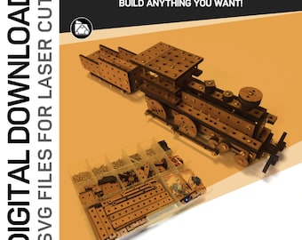 KIT MULTI ROBÓTICO en mdf - Archivos vectoriales de corte láser