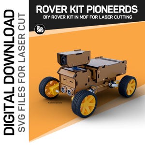 Rover Kit in MDF for Laser Cutting - Vector Files SVG and DXF