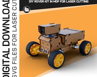 Rover Kit in MDF for Laser Cutting - Vector Files SVG and DXF
