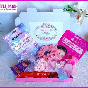 HUG IN A box care package pick me up gift box - thinking of you friend pamper package gift box for her