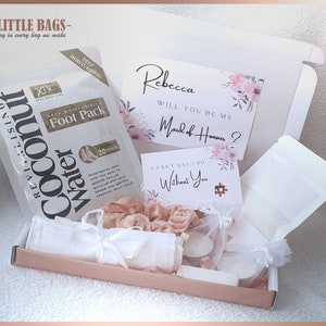 Maid Of Honour Proposal Gift Box | Will You Be My Maid of Honour | Bridesmaid Gift Box | Gift For Bridesmaids | Maid Of Honor Pamper Box