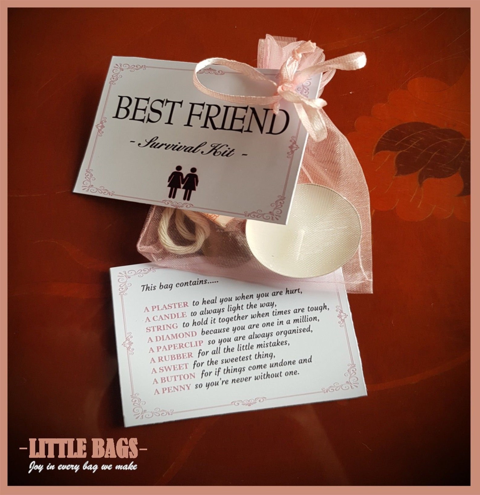 Best Friend Survival Kit Birthday Present Gift Best Friend Etsy