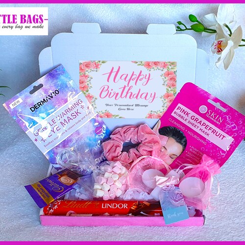 Personalised Happy Birthday Gift for Her Pamper Letterbox Etsy