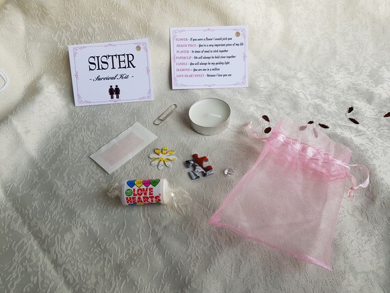 Sister Survival Kit Gift For Sister Birthday Gift Novelty Christmas gift xmas 