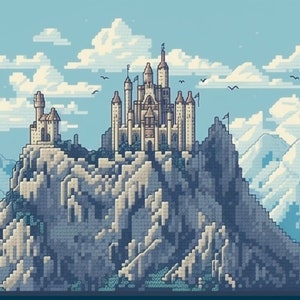 20 Castle Themed 2D RPG Pixel Art Hintergründe | Schloss Pixel Art | Hintergrund Kunst | Desktop-Kunst
