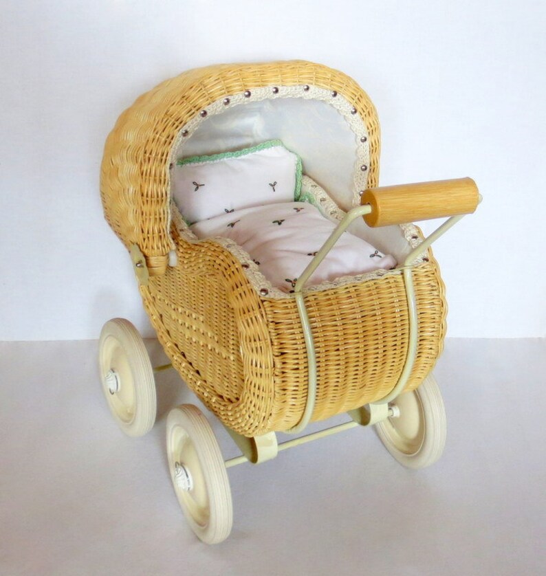 vintage style dolls pram