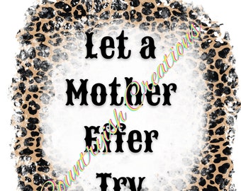 Lass eine Mutter Effer versuchen PNG