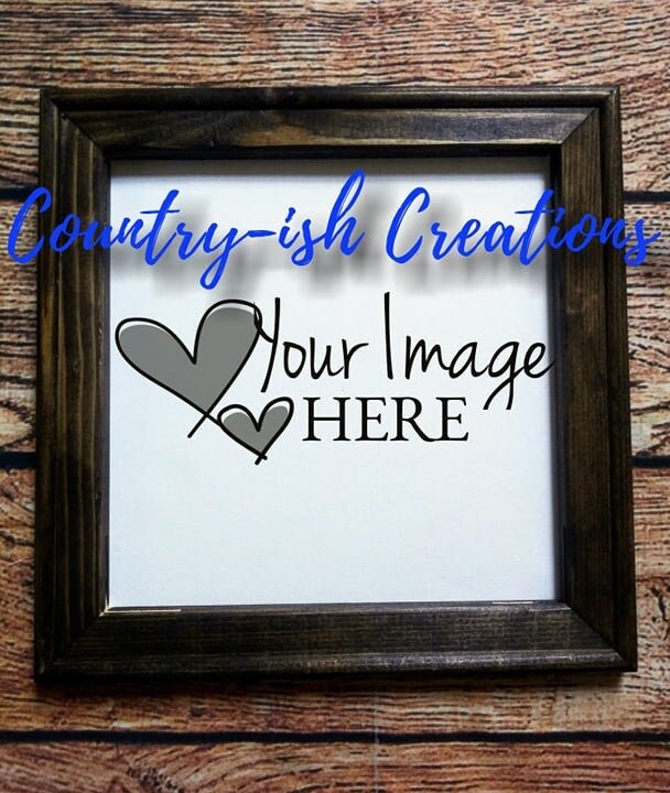 Reverse Canvas Mock-up digital download | Etsy
