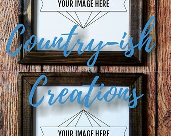 2 Reverse Canvas Mock-up * Digital-Download *