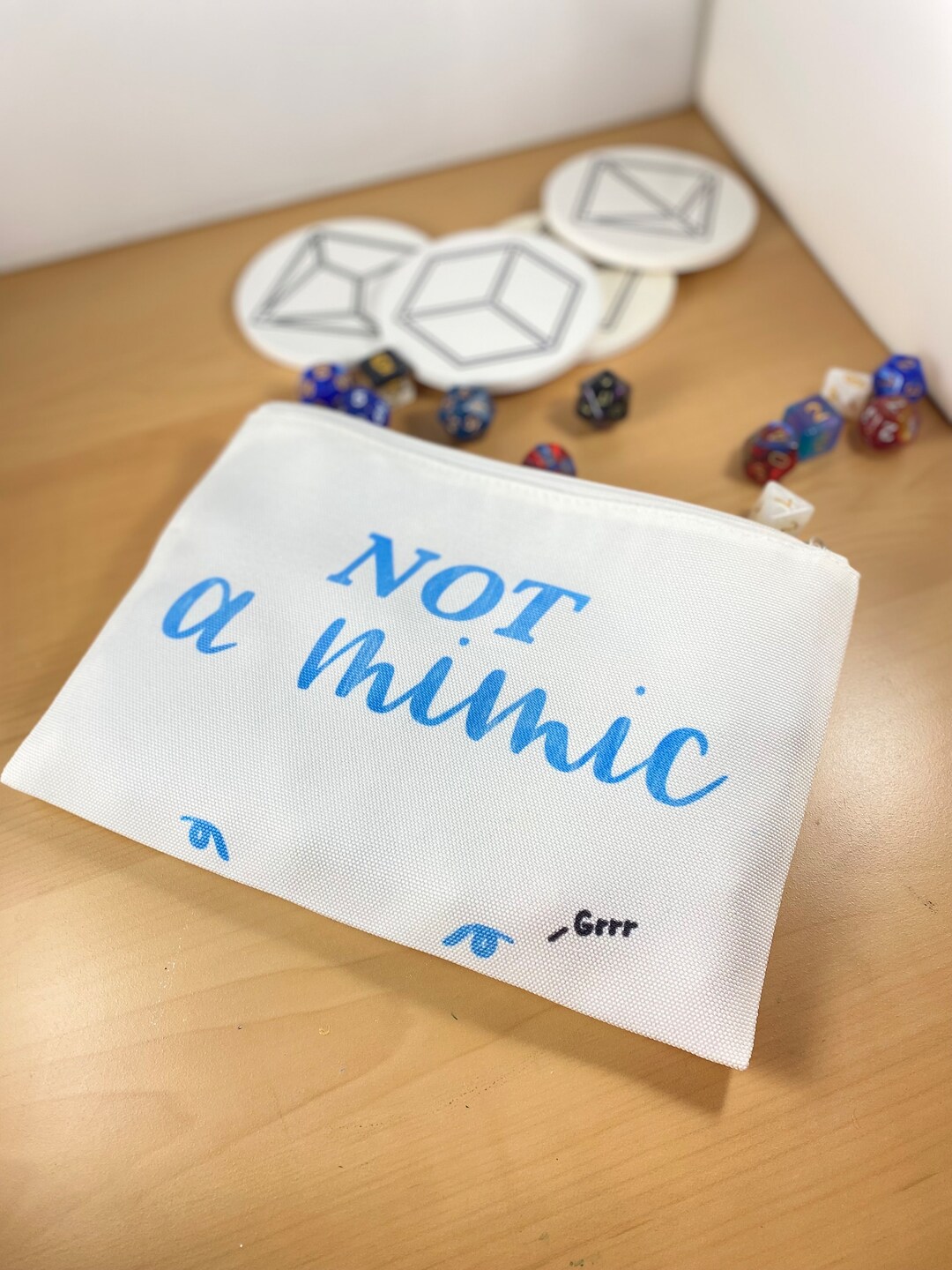Not A Mimic/custom Dice Bags Dungeons and Dragons Dice Bag Etsy UK
