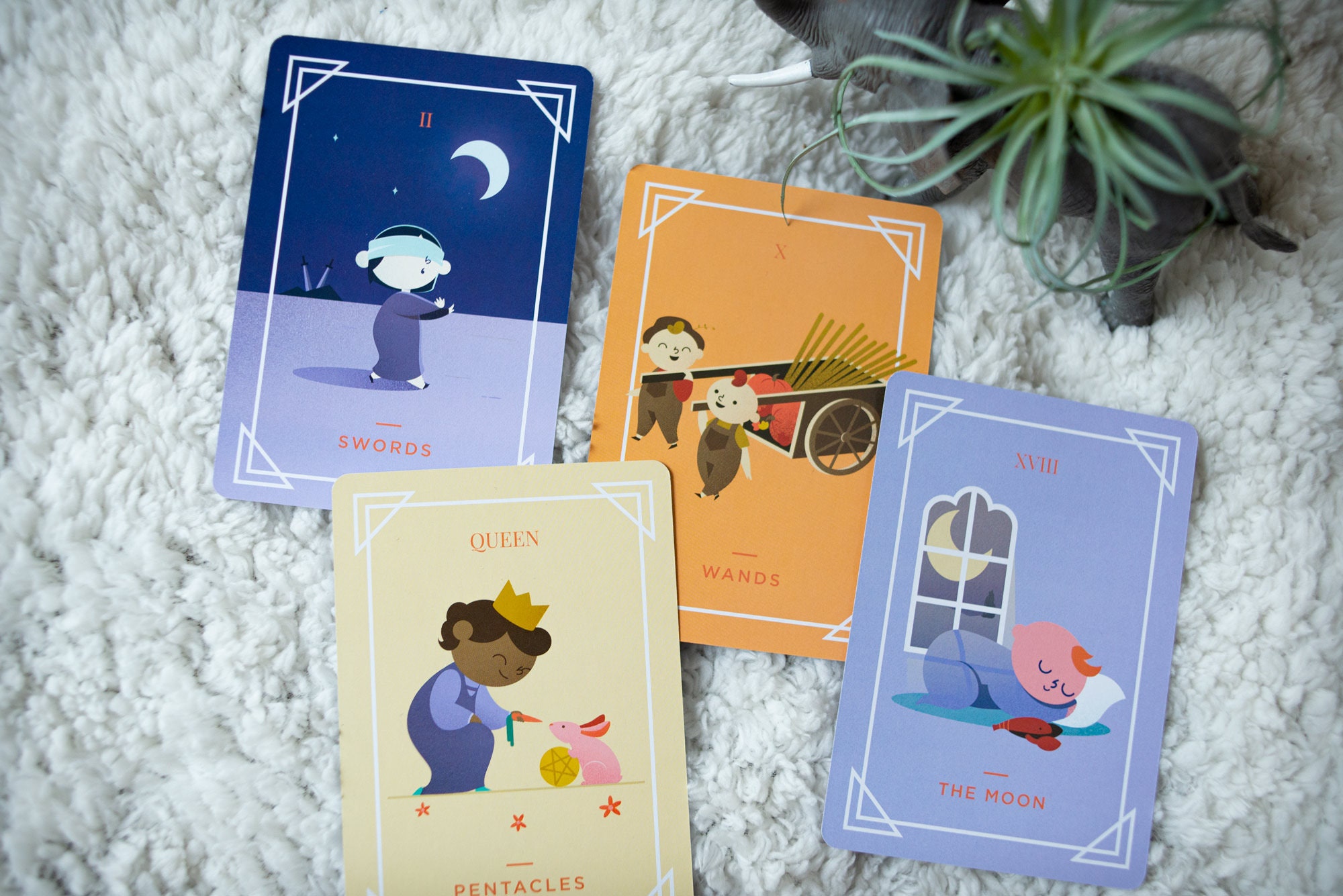 Baby Tarot Deck: 78 Card Family Inspiration With Guidebook - Etsy