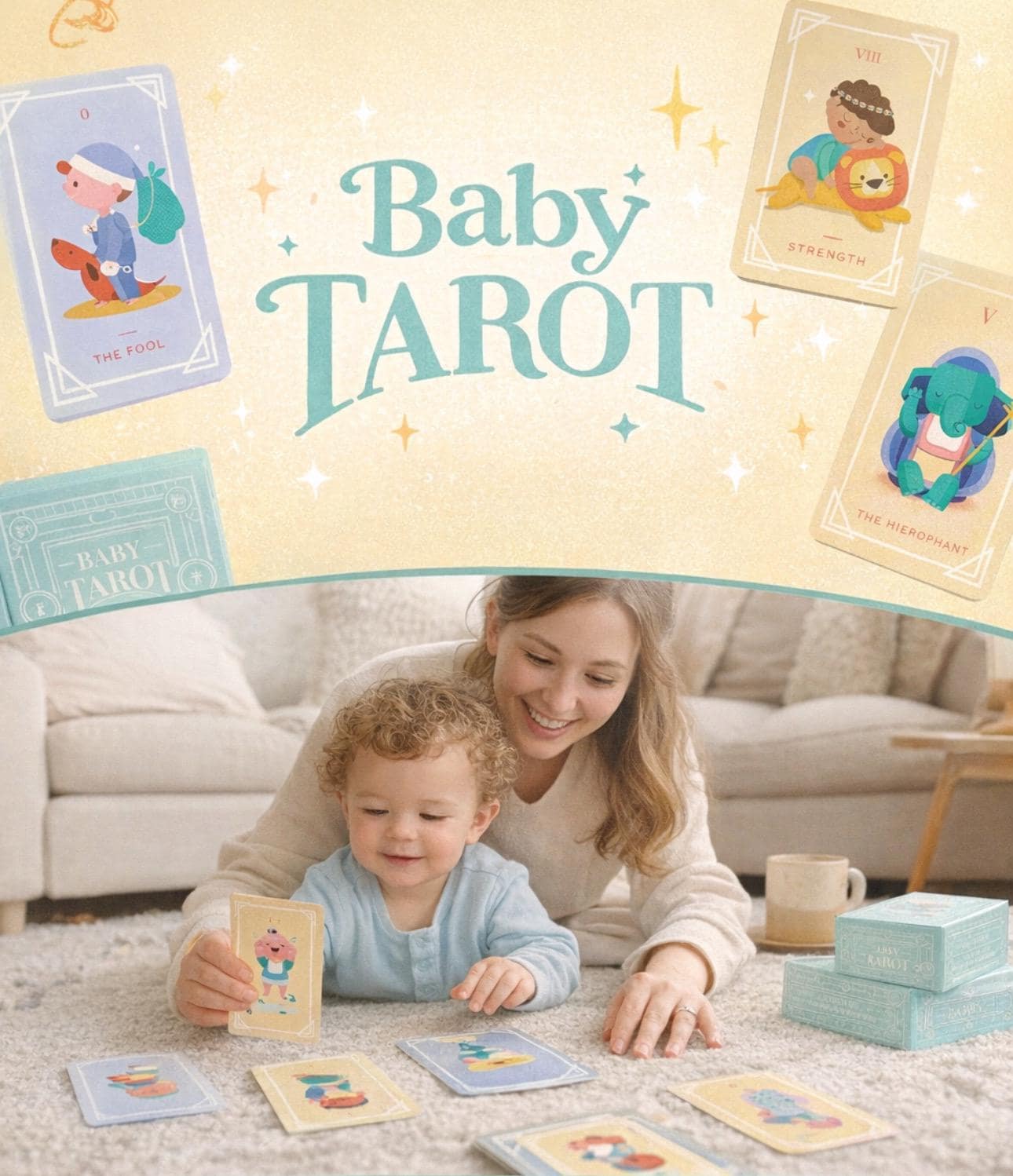 Baby Tarot Deck: 78 Card Family Inspiration With Guidebook - Etsy