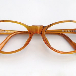 Eyeglass frame hand Painted, orange
