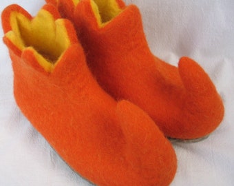 Women&#39;s + Men&#39;s Felt Shoes Gaukler Size 36- 47 Felt Slippers Felt Boots Wool Felt Sole Rubber Sole Wool Felt