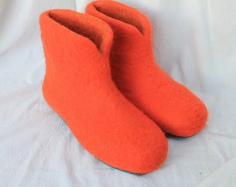 Women&#39;s + Men&#39;s Felt Slippers Felt Shoes Cabin Shoes Felt Boots with 5 mm Felt Sole Size 36-47 Slippers Wool Hygge