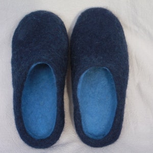Ladies felt slippers size 36-42 women's desired colors slippers slippers wool rubber sole felt sole image 9