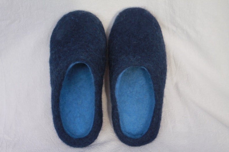 Ladies felt slippers size 36-42 women's desired colors slippers slippers wool rubber sole felt sole image 9