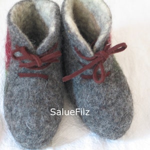 Baby Felt Shoes Fly agaric No.2 Gr.17-21 image 3