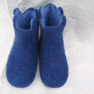 Felt slippers felt boots children size. 23-35 Knights and damsels slippers boys girls cozy warm felt shoes image 4