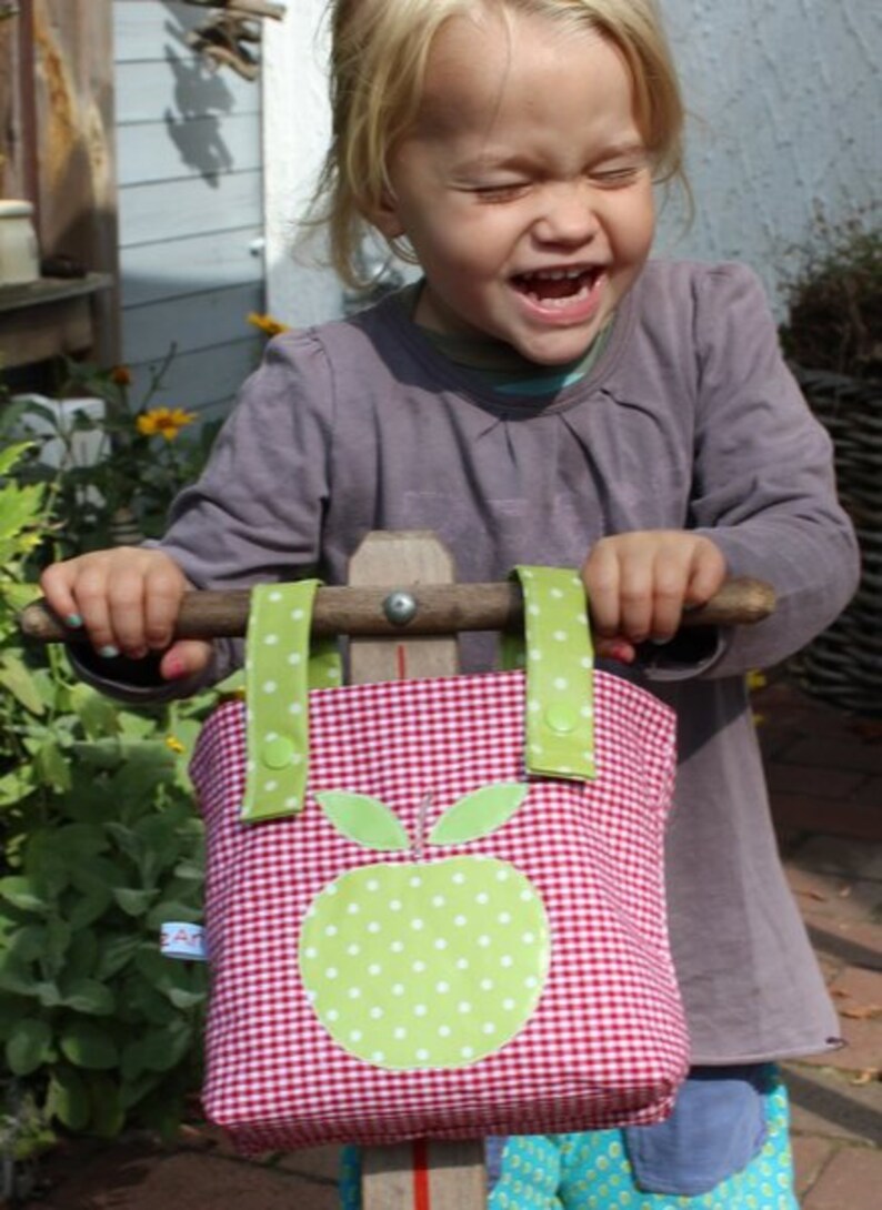 Lenkertasche Fahrradtasche Apfel Bild 2