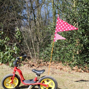 Fahrradwimpel / Wimpel für Kinderfahrrad mit Name Bild 2