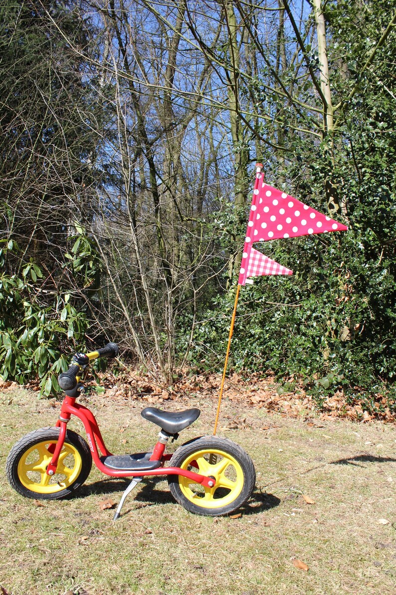 Fahrradwimpel / Wimpel für Kinderfahrrad mit Ster Bild 2