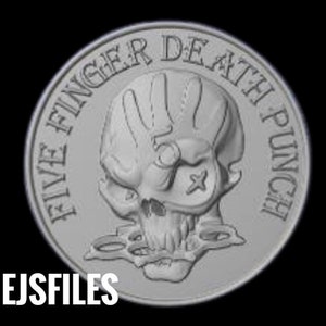 5FDP Sign 3D STL model for cnc