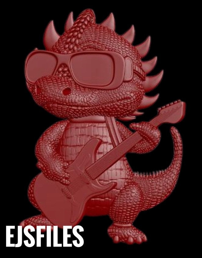 Rock and Roll 3D STL Model for Cnc - Etsy