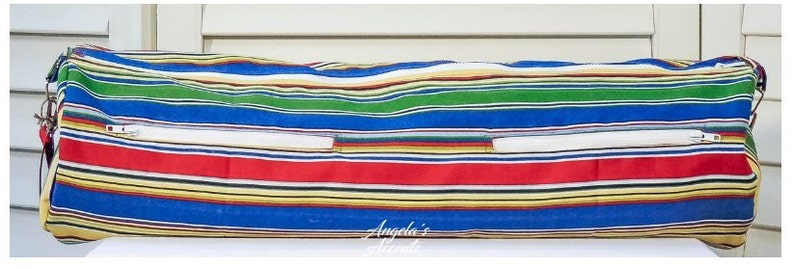 Multicolored Striped Yoga Bag for Yoga Mat Yoga Bag with Zipper Large Yoga Bag Pilates Bag Yoga Bag with Zipper Pockets Yoga Gift