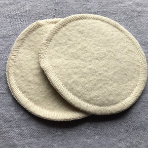 Organic Merino Wool Nursing Pads set of 2 zdjęcie 1