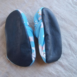 Organic Soft Leather Soled Children's Slippers Various Sizes Ready to Ship image 2