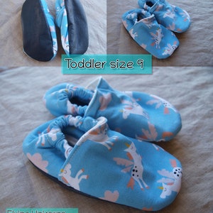 Organic Soft Leather Soled Children's Slippers Various Sizes Ready to Ship image 6