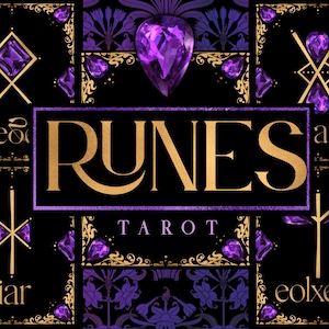 Runen Tarot Clip Art, Witchy Cards Constellation, Tarot Cards Gold Amethyst Edition, Tarot Cards Design, Tarot Reader, Klaar om af te drukken