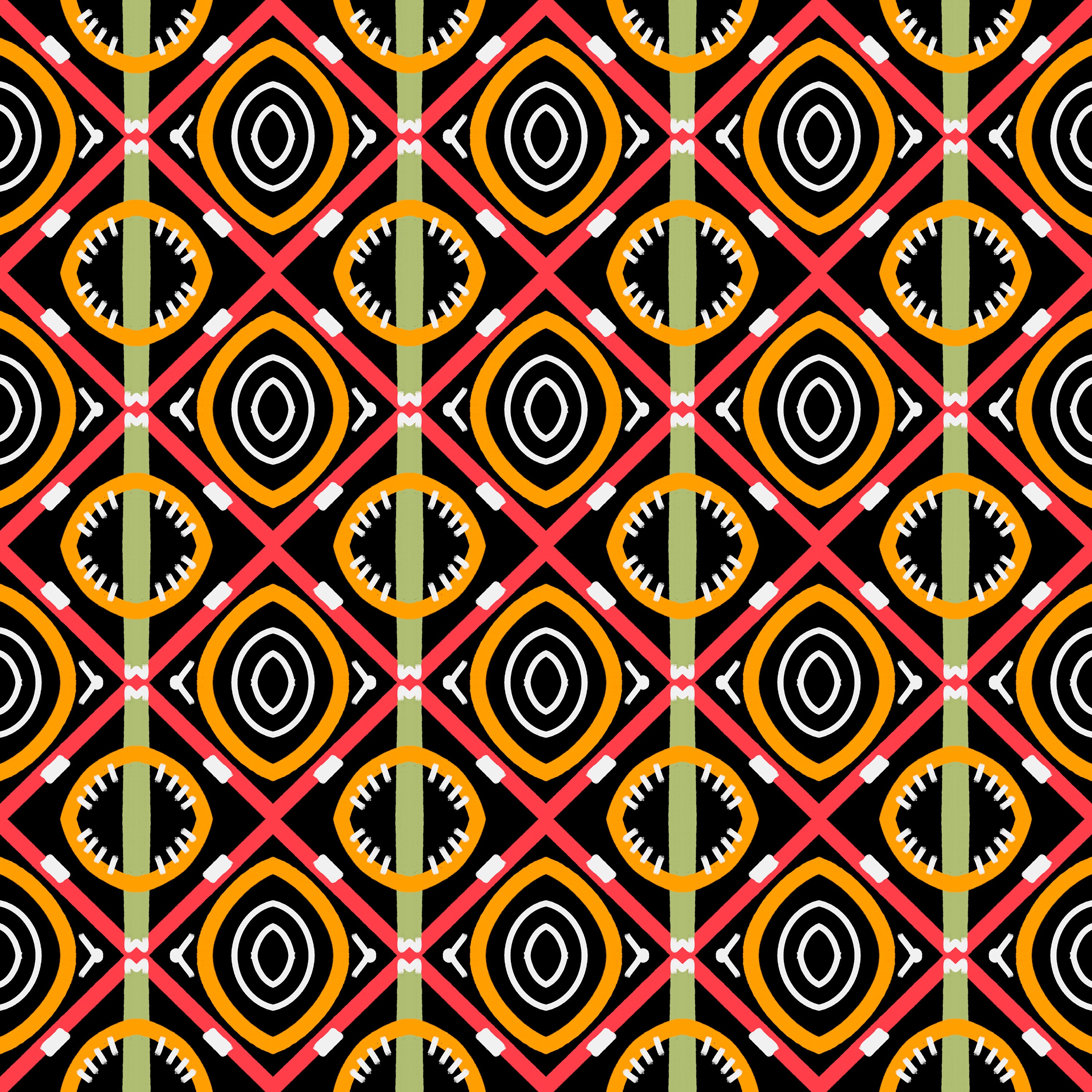 KENYA, African Motives Seamless Pattern Set, Texture Pack, Printable ...