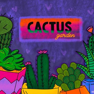 KAKTE Clip Art, botanische Illustration, Kaktus Clip Art, Pflanzen Clipart, digitaler Planer, PNG Illustration, Kinder Schule Kunst, digitale Aufkleber