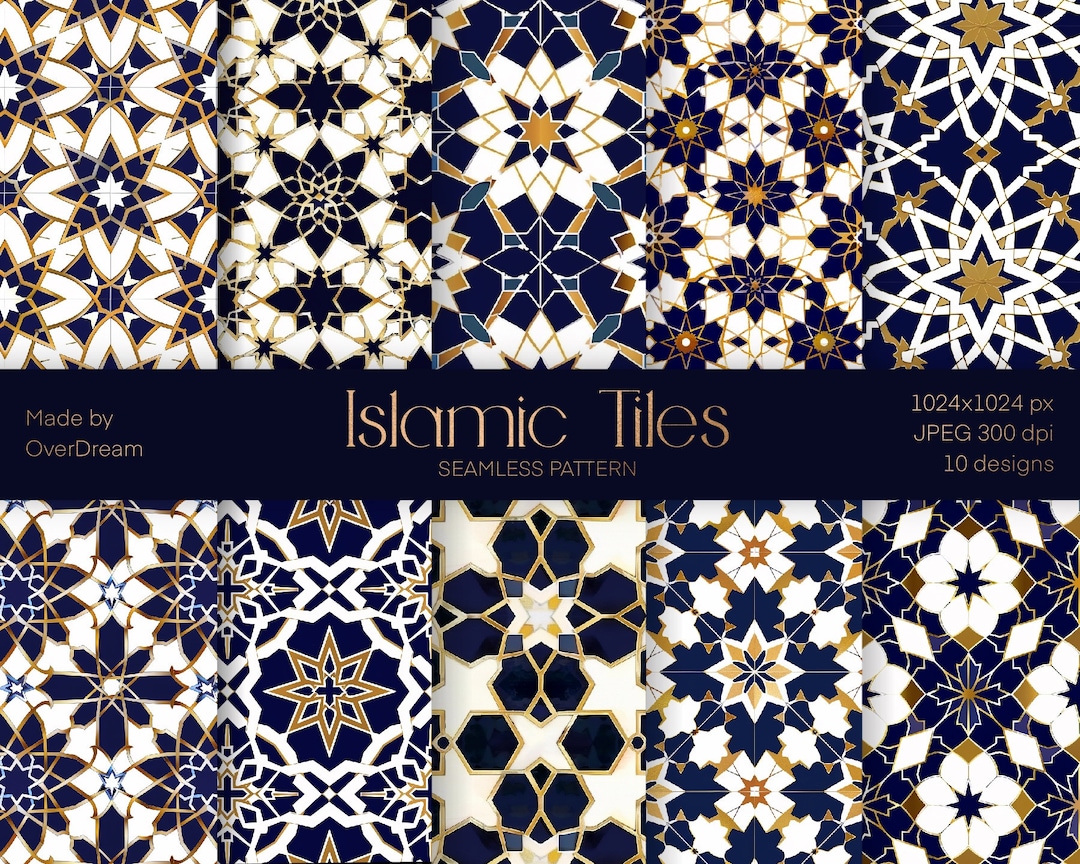 Engineered Garments Printed Bandana - Islamic Tile [MP466