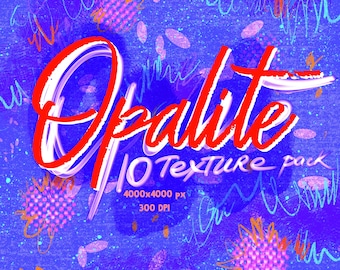 DIGITAL PAPER Bundle, Opalite Sky Mood Texture Pack, Scrapbooking Craft Supplies, Gems Wallpaper, Abstract Print, Home Poster Print