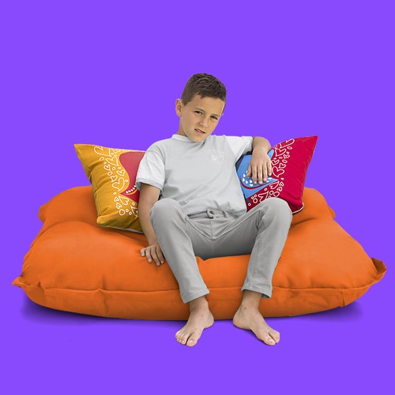 Outdoor Bean Bag Chair Cover Giant Bean Bag Floor Pillow Etsy