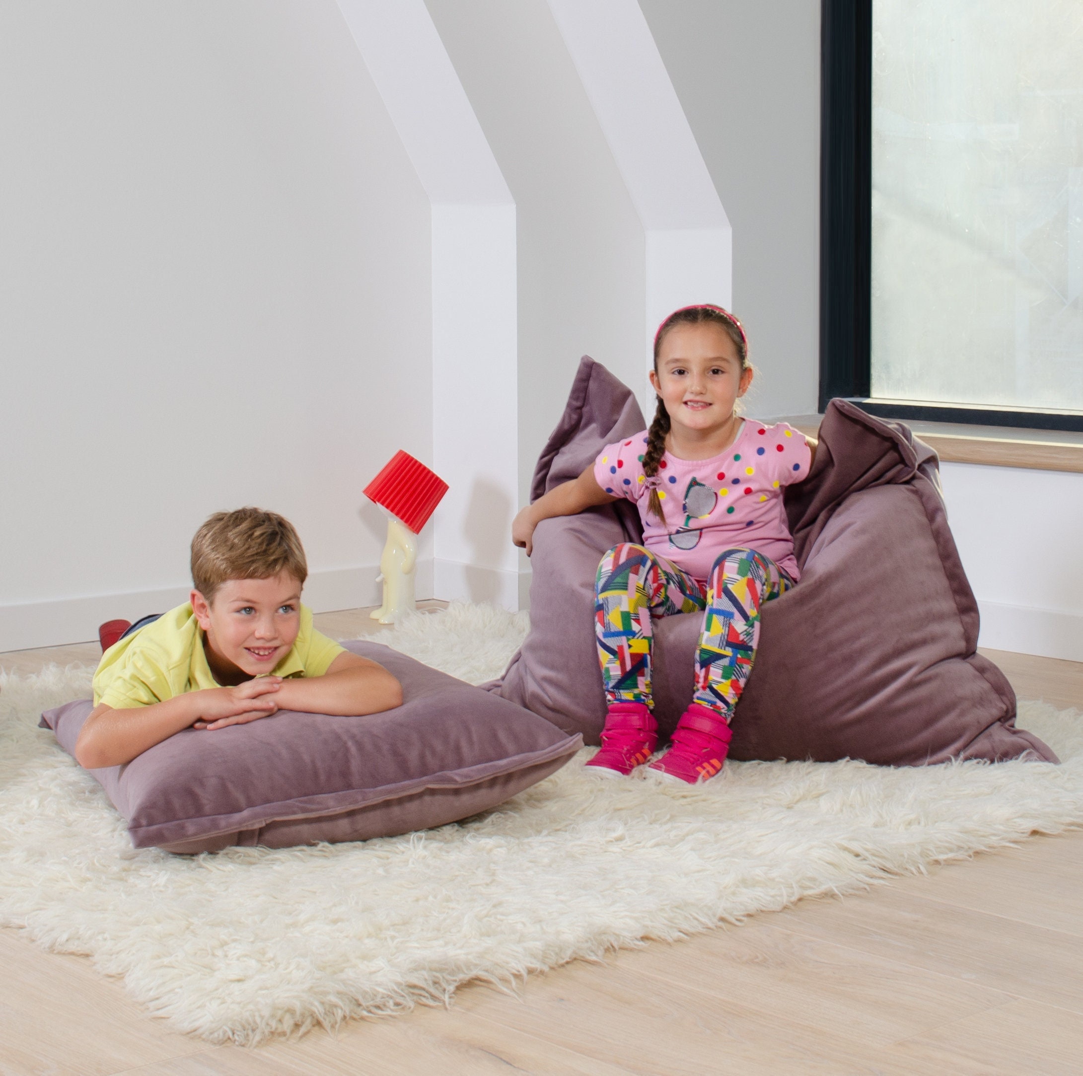 Chair With Filler Lazy Sofa Bean Bag Kids Filling Adults Bedroom Bean Bag  Sofa Fluffy Single Nordic Sitzsack Home Furniture - AliExpress