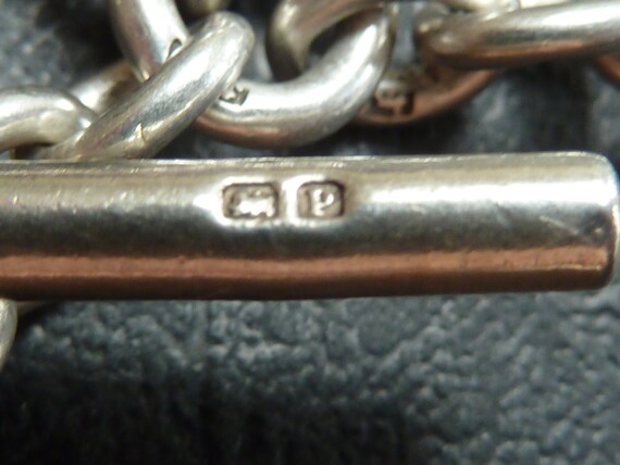 Antique Solid Silver Double Albert Pocket Watch C… - image 8