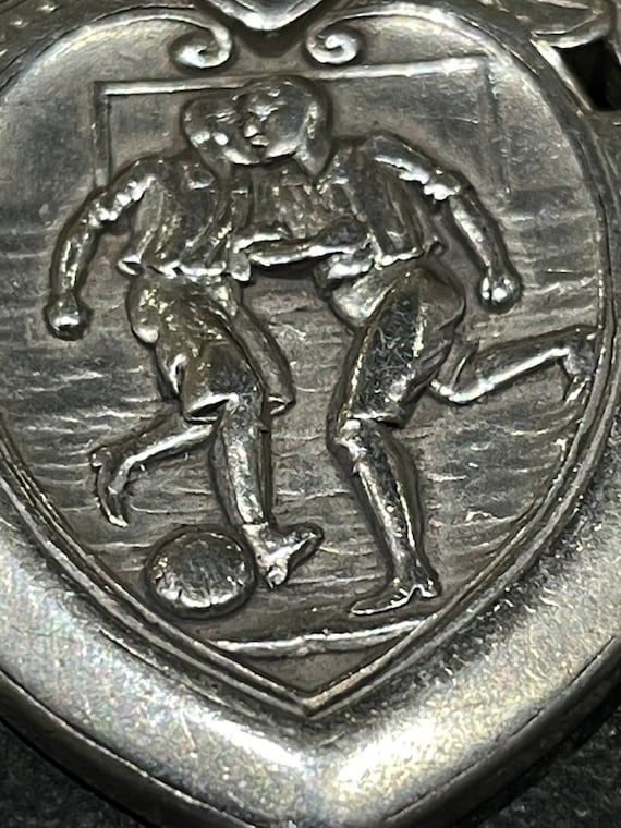 Heavy Gauge Antique Solid Silver Double Albert Po… - image 2