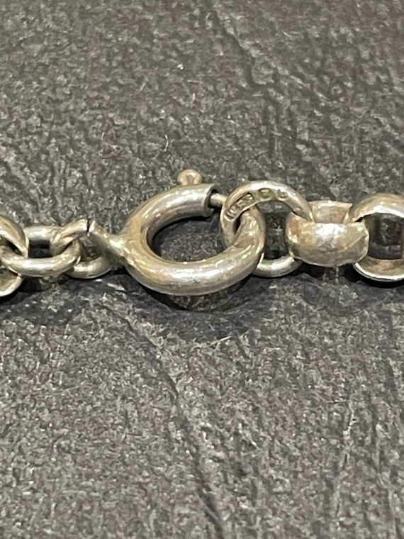 Beautiful Antique Solid Silver Sheild Shaped Doub… - image 5