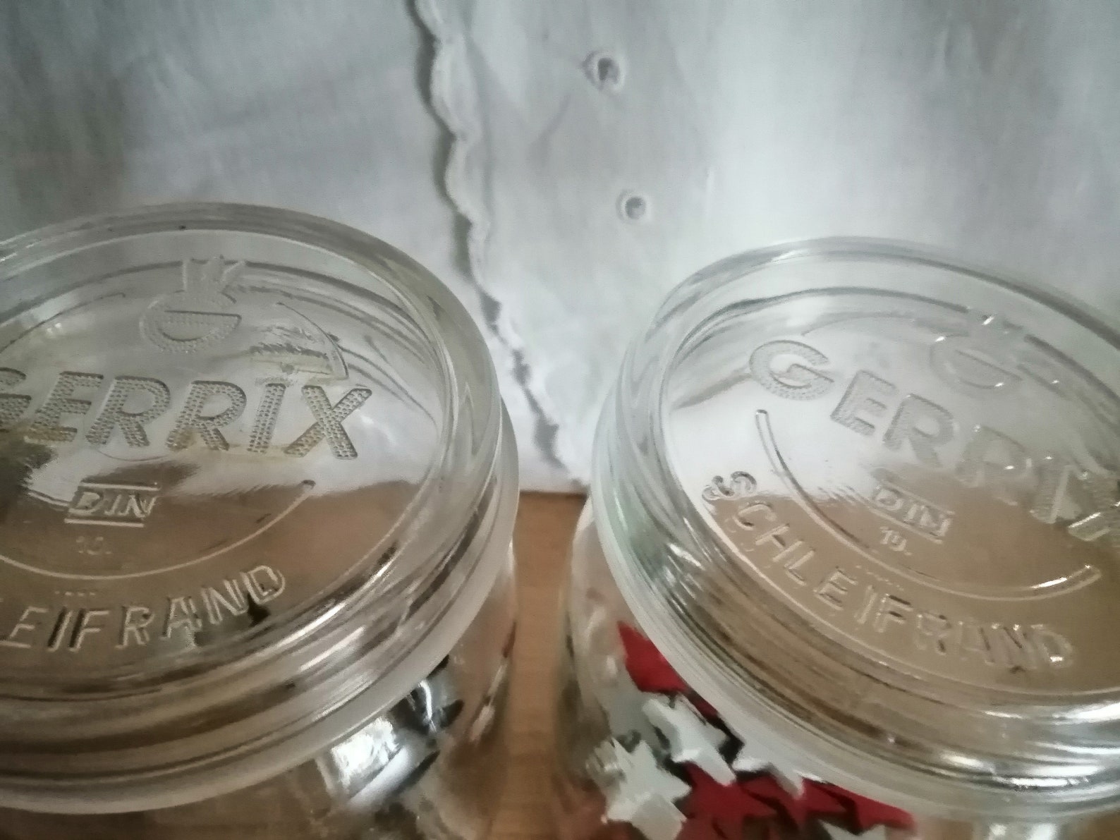 Zwei alte Einmachgläser Vorratsglas Küchendekoration 2 x 1 | Etsy