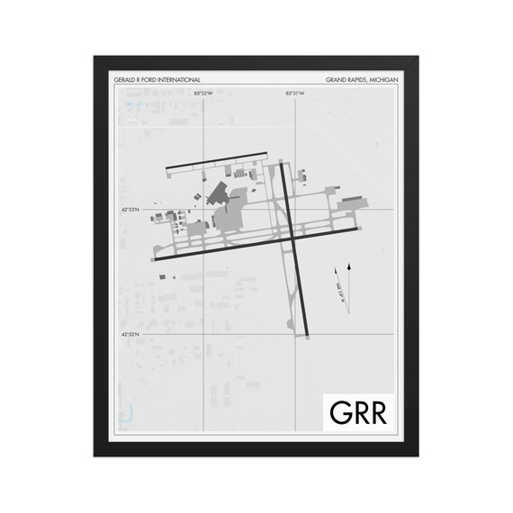 Grand Rapids Airport Map