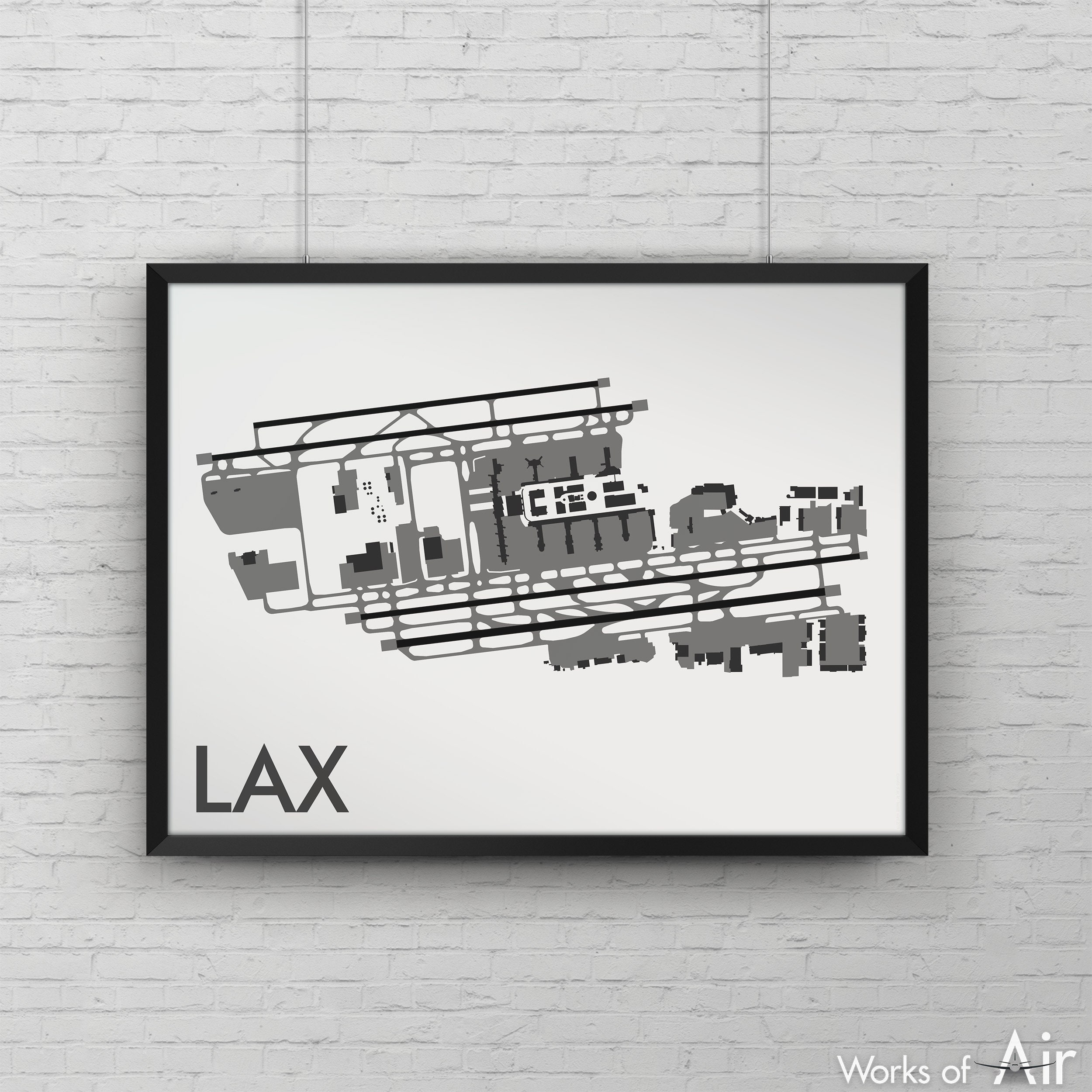 Lax - Etsy Poster Airport