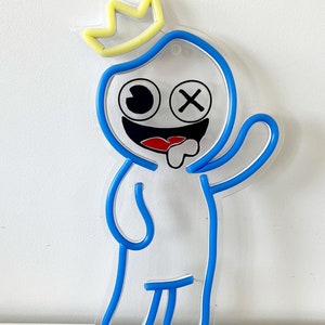 Blue Rainbow Friends Roblox Stickers for Sale